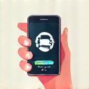 Digital Payment Integration icon showing a phone and transit card