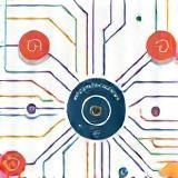 Internet of Things icon showing interconnected devices